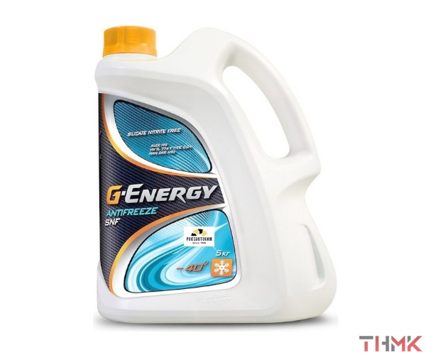 Охлаждающая жидкость G-Energy Antifreeze Si-OAT 40 5 kg